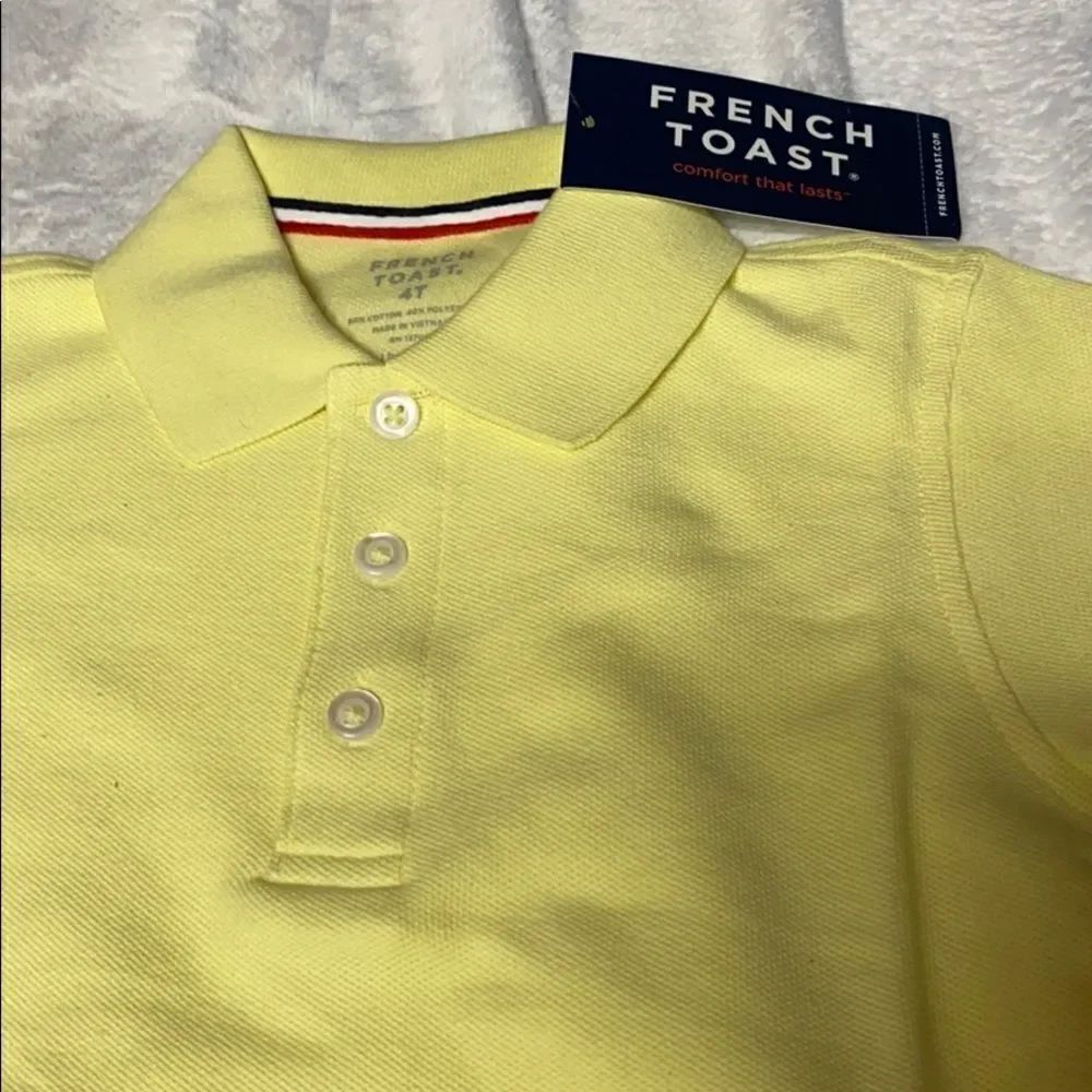 FRENCH TOAST - Yellow Polo (29) - Picture 2 of 5